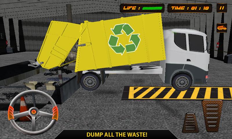 City Garbage Dump Truck Driver截图1