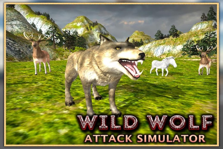 Wild Wolf Attack Simulator 3D截图5