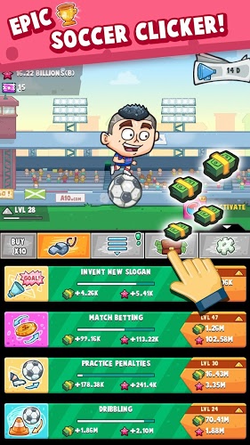 足球模拟·放置赛事:Soccer Simulator Idle Tournament截图1