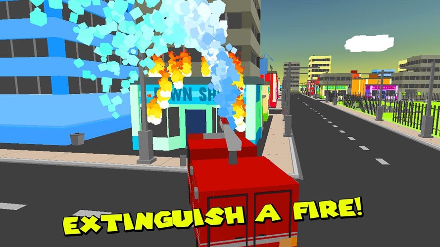 Cube Fire Truck: Firefighter截图3