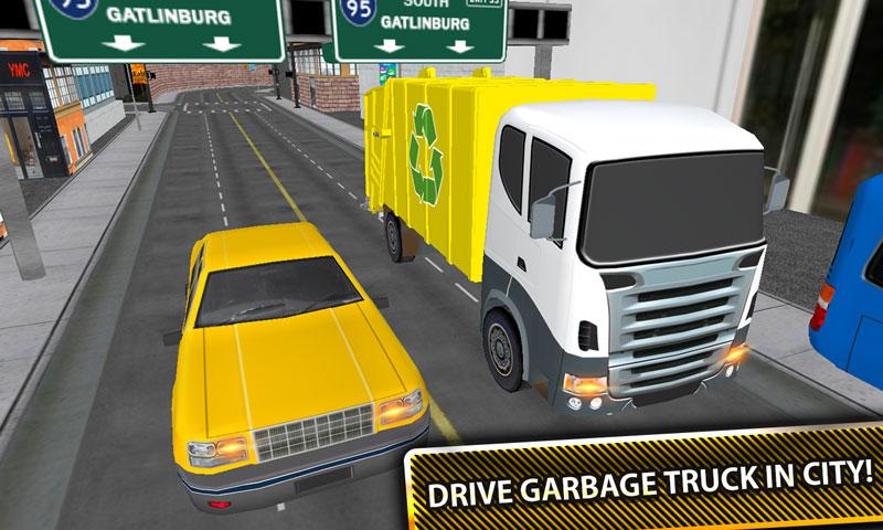 City Garbage Dump Truck Driver截图4