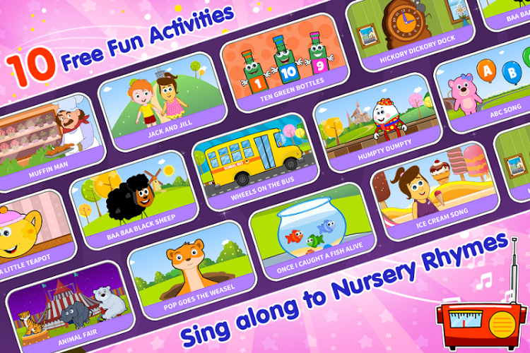 Nursery Rhyme Activities Free截图1