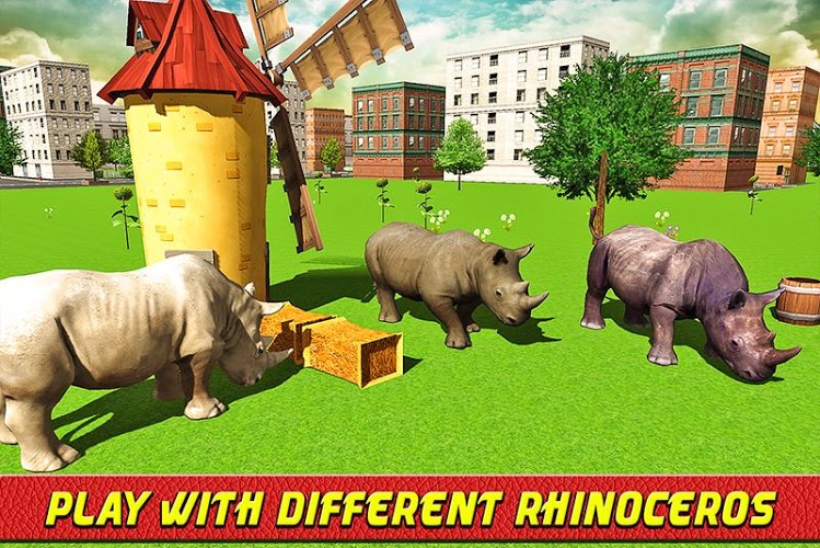 Angry Rhino Revenge Simulator截图4