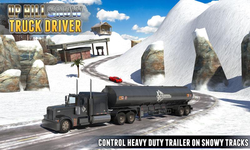 Up Hill Snow Truck Driver截图2