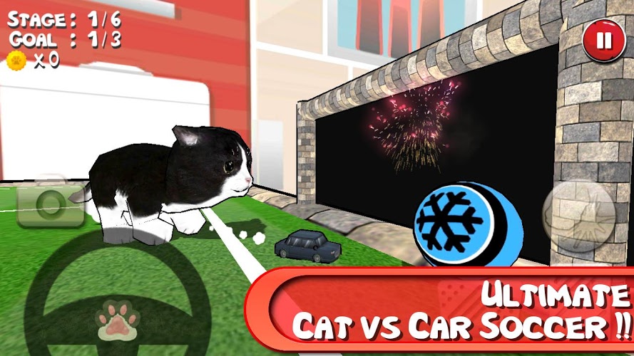 Cat vs Car - Ultimate Soccer截图1