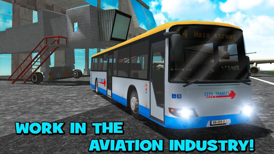 City Airport Bus Simulator 3D截图3