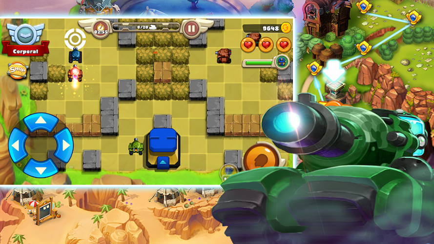 Tank Battle - War Zone截图4