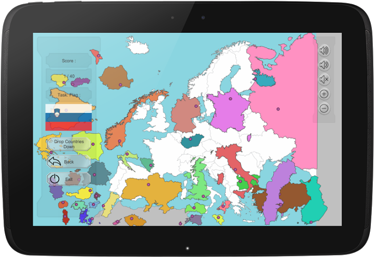 Europe Map Puzzle Free截图5