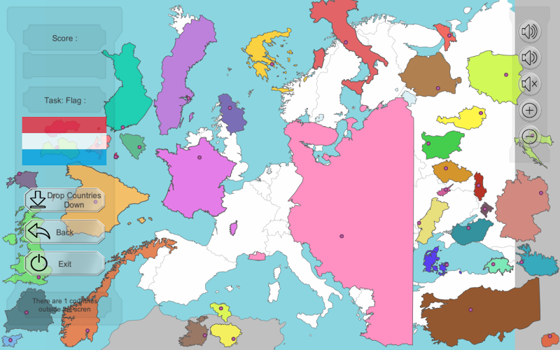 Europe Map Puzzle Free截图2