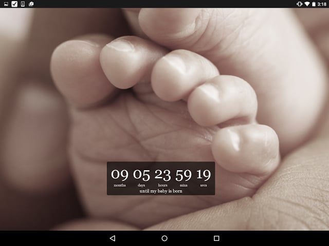 Baby Countdown Widget截图3