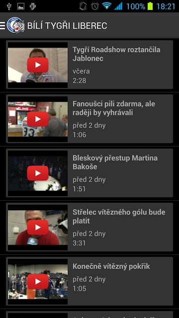 B&iacute;l&iacute; Tygři Liberec截图1