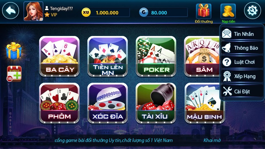 Game Bai Doi Thuong Gem TOP截图1