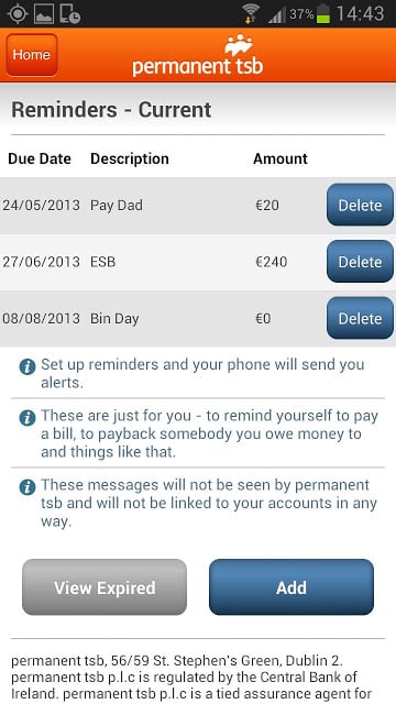 permanent tsb mobile banking截图2