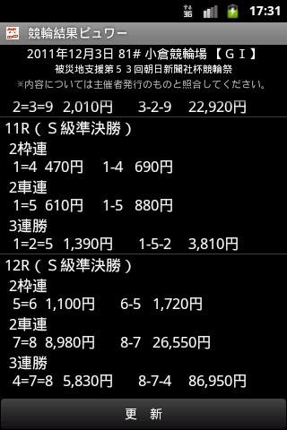 竞轮结果ビュワー截图1