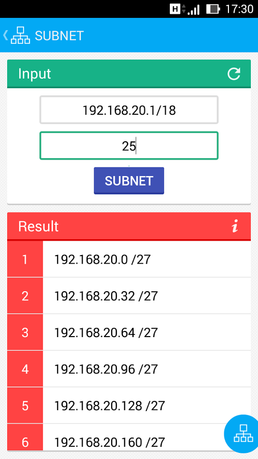 DivIP ★ VLSM, Subnet, IP, CIDR截图5