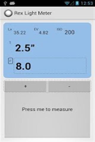 雷克斯照度计截图2