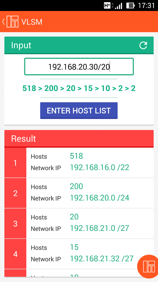 DivIP ★ VLSM, Subnet, IP, CIDR截图6