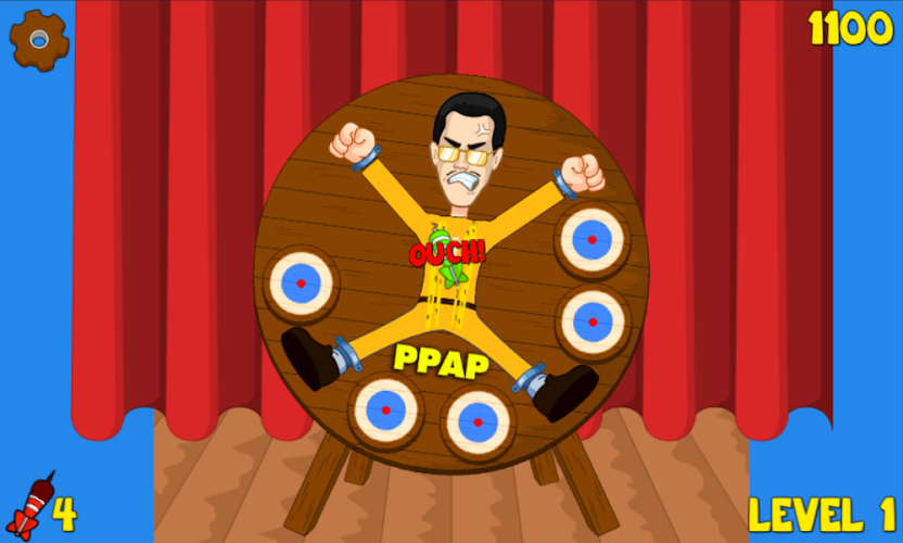 PPAP PikoTaro Dart Wheel Game截图3