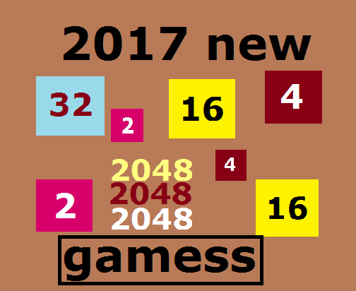 Now year 2017 games 2048截图1