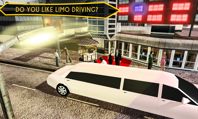 Limo City Driving Simulator 3D截图1