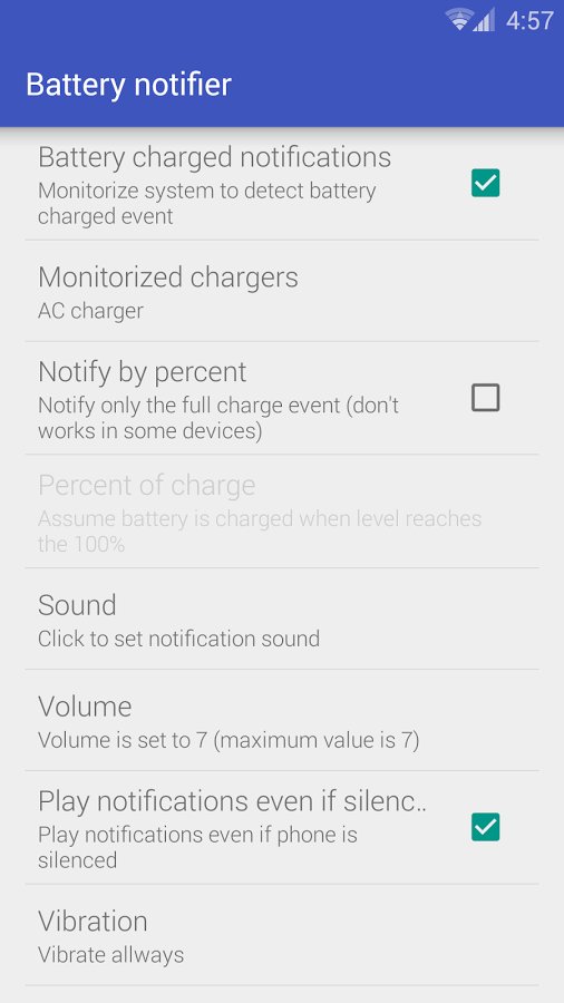 蓄电池 Battery notifier截图1