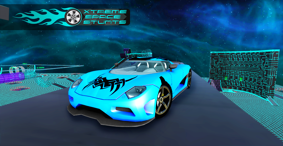 Extreme Space GT Racing Stunts截图2