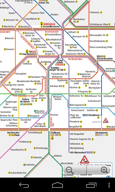 Berlin subway route network截图1