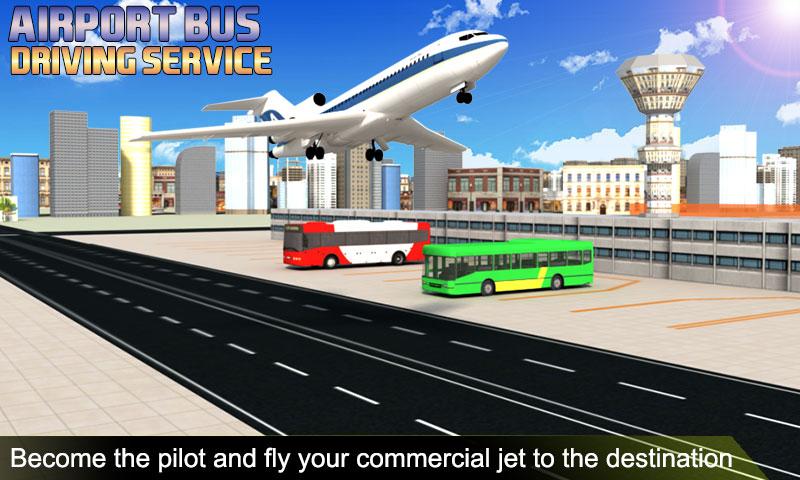 Airport Bus Driving Service 3D截图3