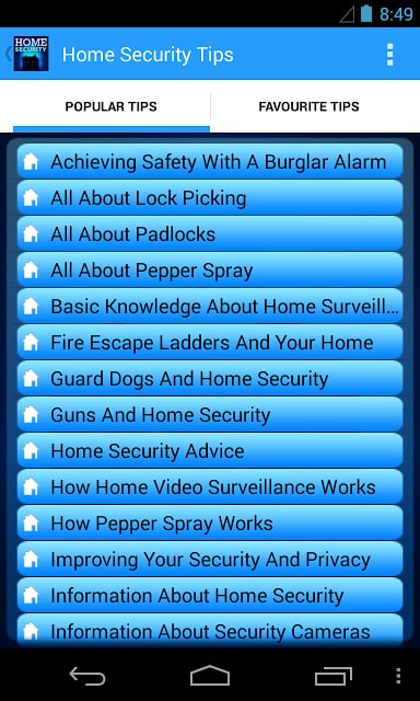 Home Security Tips截图5