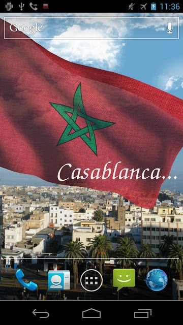 3D Morocco Flag截图7