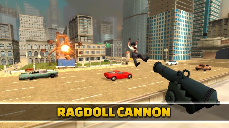 Ragdoll Cannon Blast截图1