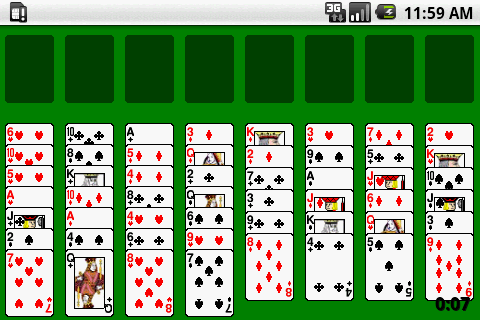 FreeCell card game截图2