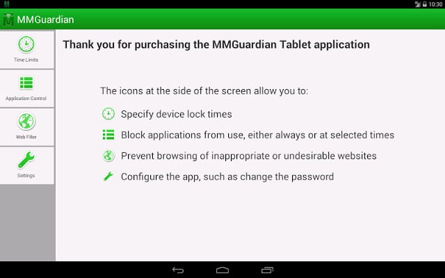 MMGuardian Tablet Security截图6