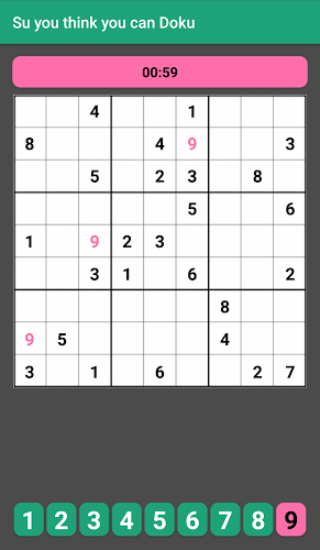 看来你觉得你数独水平不错:Su you think you can Doku截图2