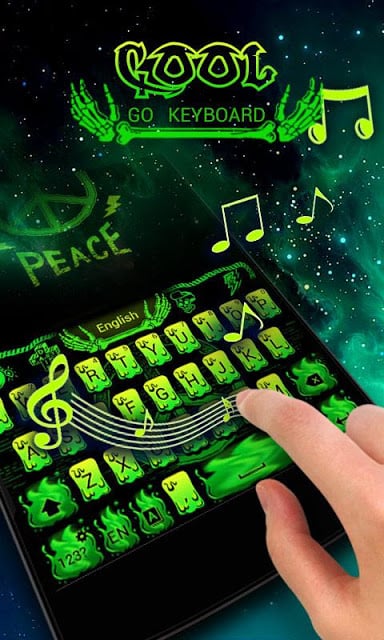 Cool GO Keyboard Theme &amp; Emoji截图1