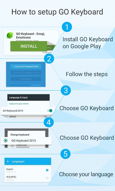 Cool GO Keyboard Theme &amp; Emoji截图7