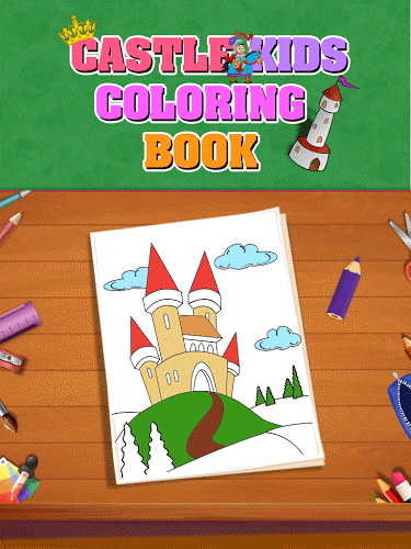 Castle Kids Coloring Book截图1