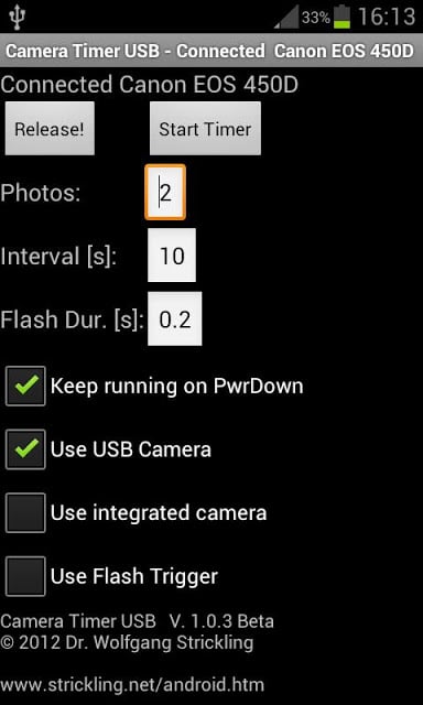 Camera Timer USB截图1