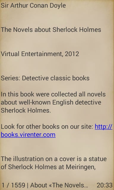 Novels about Sherlock Holms截图5