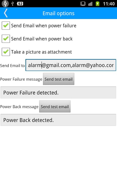 Power Failure Monitor Free截图7