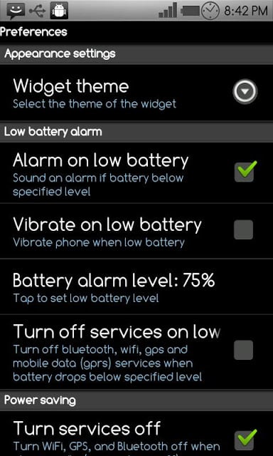 Battery Power Widget截图8