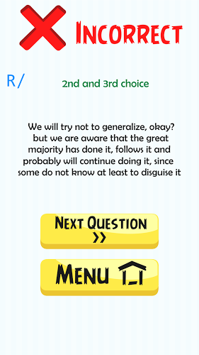 Trivial Quiz of Boys截图5