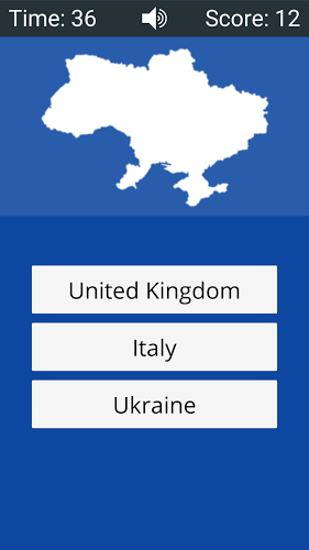 Country Shapes QUIZ截图2