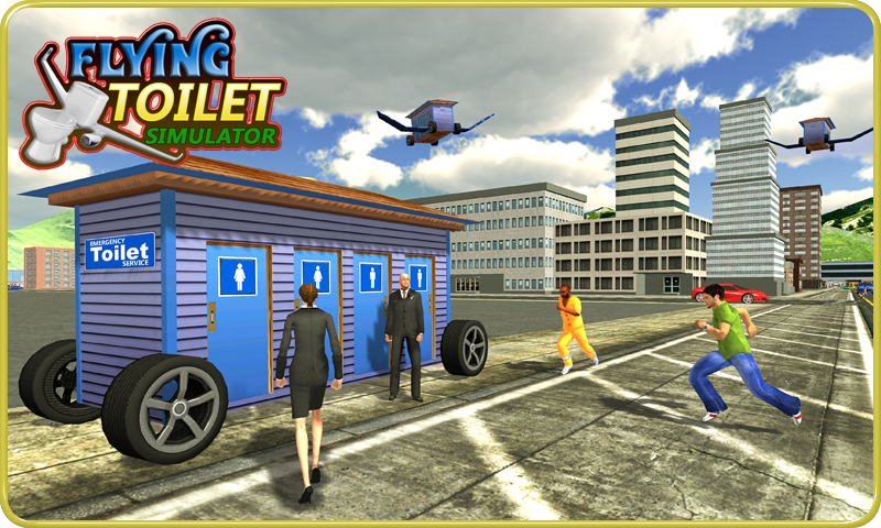 Flying Toilet Emergency Driver截图4