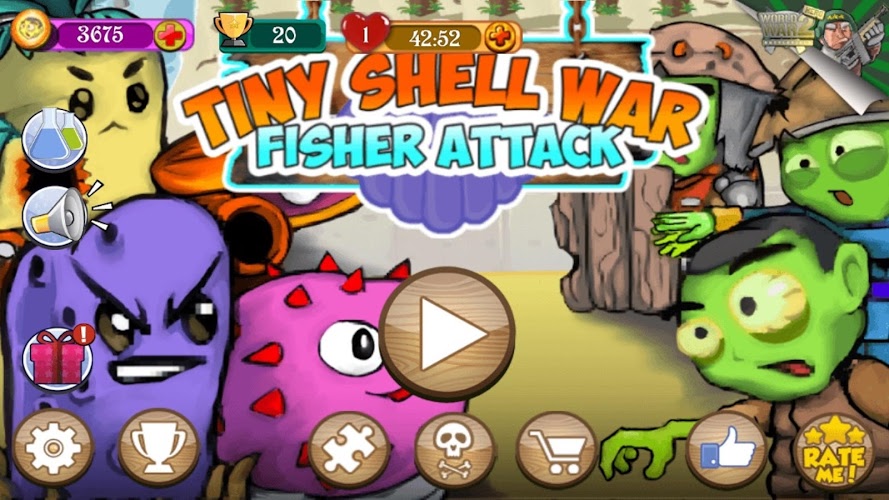 Tiny Shell War - Fisher Attack截图1