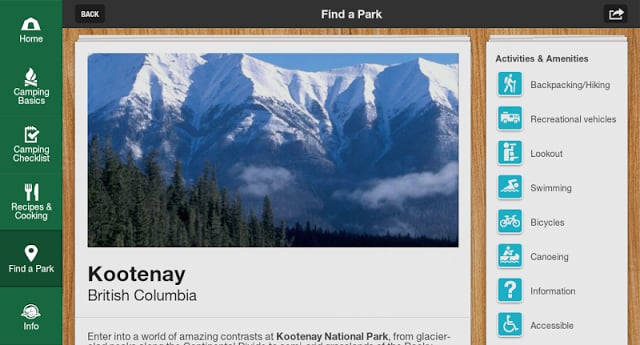 Parks Canada Learn to Ca...截图8