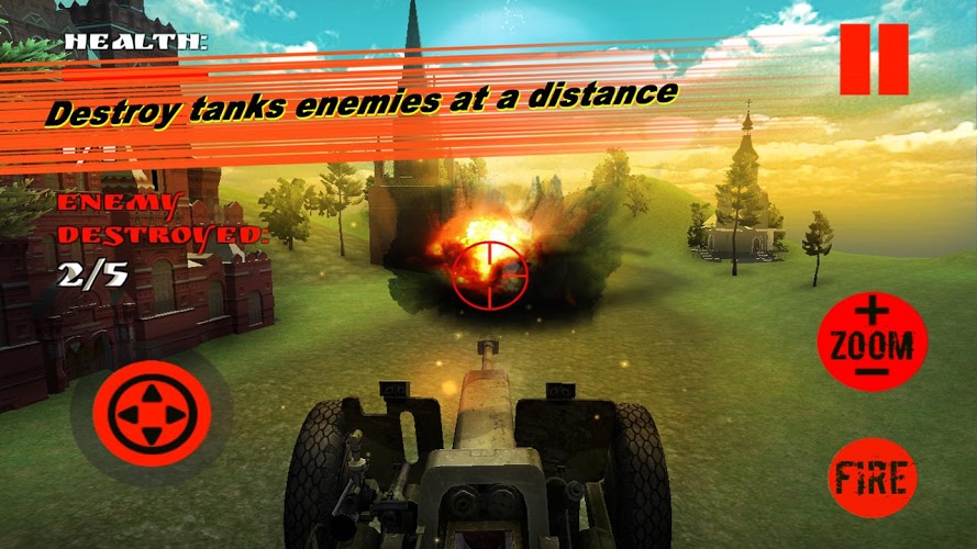 Russian Artillery Simulator 3D截图5