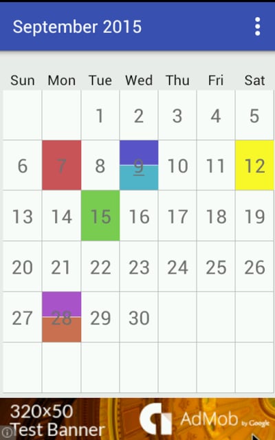 Pattern Calendar Free截图4