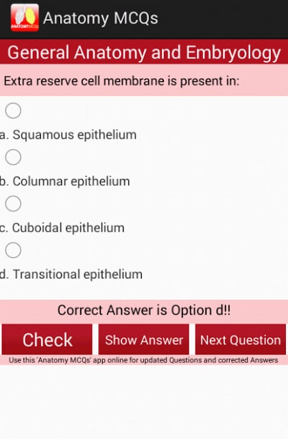 Anatomy MCQs Quiz截图10