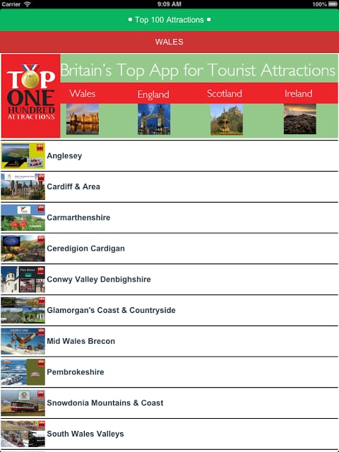 Wales Top 100 Attractions截图3